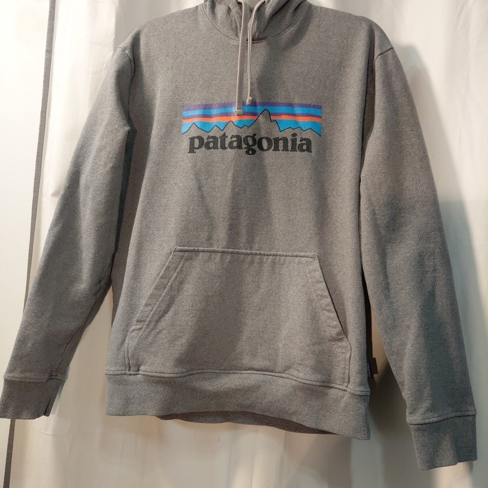 Patagonia Hoodie‎ Mens Medium Sweatshirt Uprisal Gray